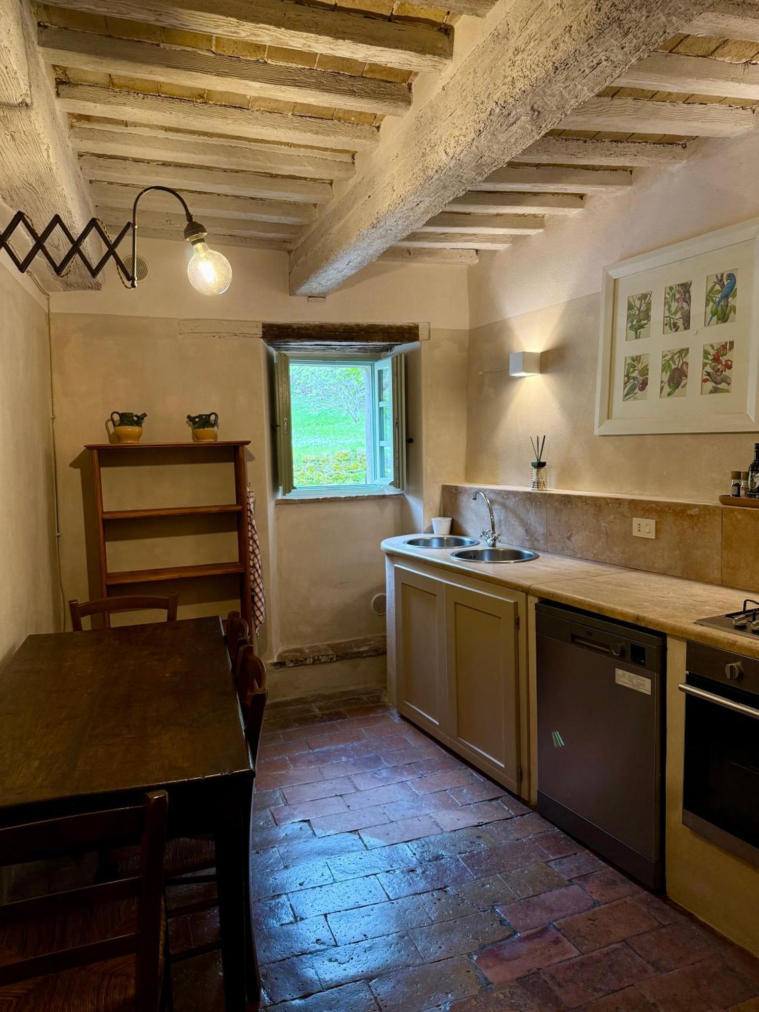 Casa Di Pietro In Vivo D'Orcia, Pool 빌라 외부 사진